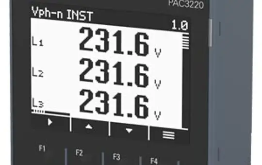 SIEMENS 7KM3220-1BA01-1EA0 Schalttafeleinbaugerät SENTRON 5 A, 24-60 V DC, TCP