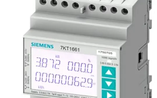 SIEMENS 7KT1663 Modbus-Zähler 7KT SENTRON 3-phasig, 5 A, Schein- / Wirk- / Blindenergie