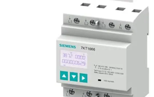 SIEMENS 7KT1666 Modbus-Zähler 7KT SENTRON 3-phasig, 80 A, 230 V, RTU, MID