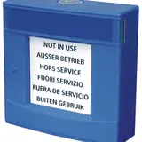 SIEMENS A5Q00004909 Handfeuermelder-Gehäuse mit Glas und Schlüssel | blau