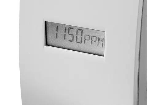 SIEMENS BPZ:QPA2062D Raum-Luftqualitätsfühler CO2+Temperatur, Luftfeuchtigkeit, Display