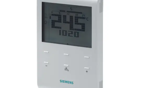 SIEMENS S55770-T280 Raumthermostat LCD, Batterie, separates TWW