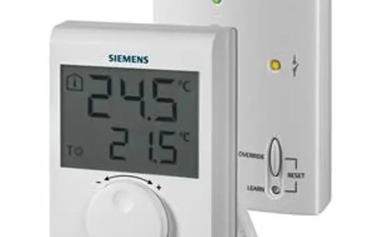 SIEMENS S55770-T378 Raumthermostat-Funkset Sender und Empfänger