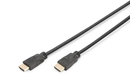 DIGITUS DK-330124-050-S HDMI-Anschlusskabel Typ A, Premium High Speed, Ethernet | schwarz | 5 m