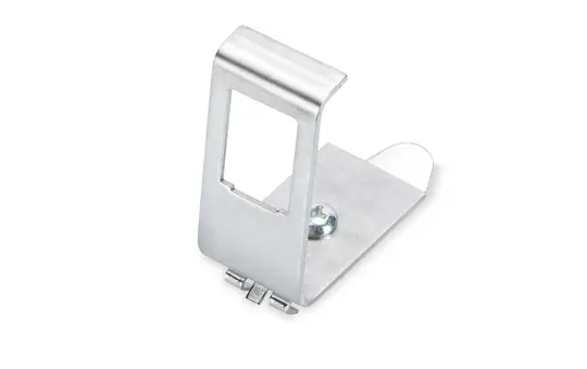 DIGITUS AN-25184 Hutschienenadapter für Keystone 1-fach, Metall