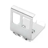DIGITUS AN-25185 Hutschienenadapter für Keystone 2-fach, Metall