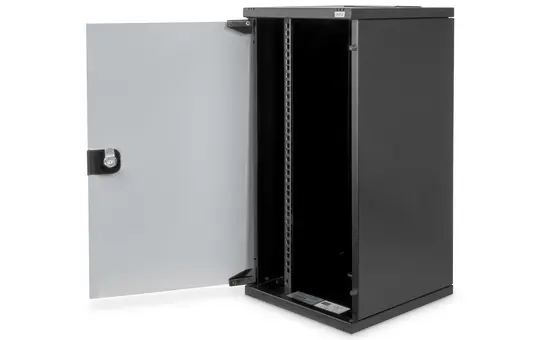 DIGITUS DN-10-12U-B Wandgehäuse 12 HE | schwarz | 592 mm