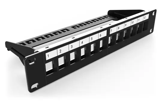 DIGITUS DN-91420 Modulares Patch Panel 12-Port