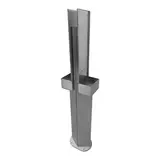 FleXmount FM_ALF_DOP_TWIN Komplett-Stele Alfen Double ohne Dach, 2-fach