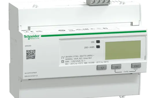 SCHNEIDER A9MEM3350 Energiezähler 3-phasig 125 A, Modbus