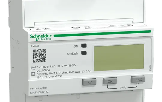 SCHNEIDER A9MEM3555 Energiezähler 3-phasig Modbus