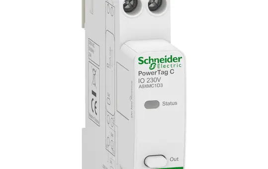 SCHNEIDER A9XMC1D3 PowerTag Control IO Modul 230 V