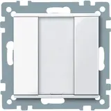 SCHNEIDER MTN617125 Taster plus System M 1-fach | aktivweiß glänzend