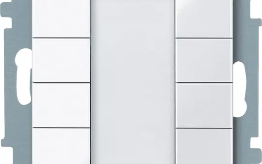 SCHNEIDER MTN617425 Taster plus System M 4-fach | aktivweiß glänzend