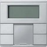 SCHNEIDER MTN6212-0460 Taster plus System M 2-fach, Raumtemperaturregler | aluminium