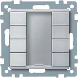 SCHNEIDER MTN627860 Taster plus System M 4-fach | aluminium