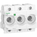 SCHNEIDER R9J01316 Sicherungssockel Neozed D01 3-polig, 16 A, DIN-Schiene