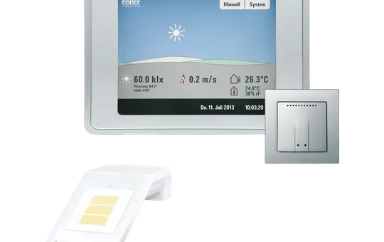 ELSNER 60126 Wintergartensteuerung WS1000 Color 6 Antriebe, 230 V | aluminium