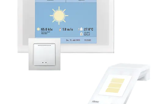 ELSNER 60201 Wintergartensteuerung WS1000 Style 4 Antriebe, 230 V | weiß