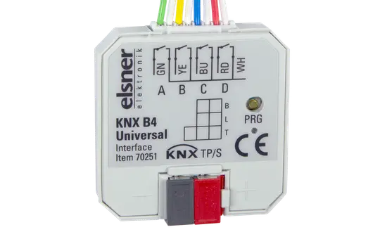 ELSNER 70251 KNX-Universal-Schnittstelle 4-fach, Binäreingang