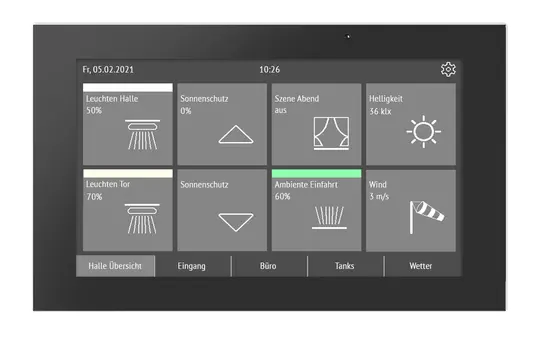 ELSNER 71270 KNX-Touchpanel Fabro Standard | 7 Zoll