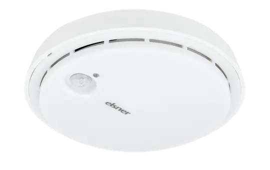 ELSNER 70399 KNX-Präsenzmelder SEWI Helligkeit, Temperatur, Luftfeuchte, CO2, Druck | grauweiß