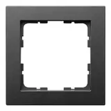 GVS G0801PB Abdeckrahmen 1-fach | schwarz