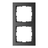 GVS G0802PB Abdeckrahmen 2-fach | schwarz