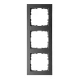 GVS G0803PB Abdeckrahmen 3-fach | schwarz