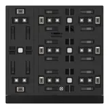 GVS CHPB-08/02.S.21 KNX-Tastsensor WALTZ Basis 4-fach | schwarz/anthrazit