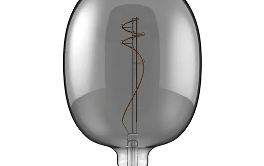 BEBULBS BB-H07 LED-Designlampe HighFlux E27 Ellipse 170 | smoky