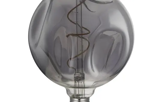 DAYLIGHT ITALIA DL700304 Design-LED-Lampe E27 Bumped Sphere G140 | smoky