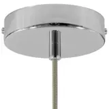 CREATIVE CABLES KRM57FCCRTERM Metall-Leuchtenbaldachin 1-fach, zylindrisch | chrom | 2 cm