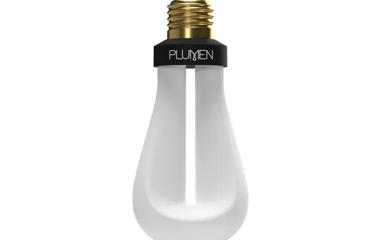 PLUMEN 002 LED-Designlampe Plumen E27 002 - wassertropfenförmig | weiß