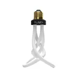 PLUMEN 001 LED-Designlampe Plumen E27 001 - unregelmäßig | weiß