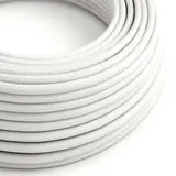 CREATIVE CABLES XZ2SILRM01 Leuchten-Textilkabel Ultra Soft Textil, glänzend | lichtweiß | 2x0,75 mm²