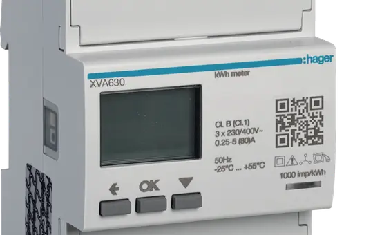 HAGER XVA630 Energiezähler 3-phasig