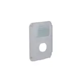 HAGER XVS110 Dichtungsdeckel mit HMI für witty mit Steckdose