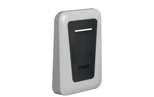 HAGER XVS131 Deckplatte für witty mit Kabel | verkehrsweiß