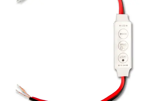 ISOLED 113308 LED-Controller mini Profileinbau 1 x 3 A, Dimmer, Folientasten