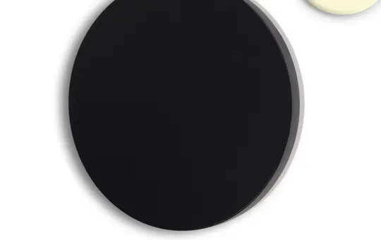 ISOLED 114269 LED-Wandleuchte flach IP54 rund, 3000 K | schwarz