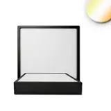ISOLED 115492 LED-Deckenaufbauleuchte PRO dimmbar eckig, ColorSwitch | schwarz | 120 mm