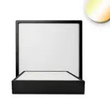 ISOLED 115493 LED-Deckenaufbauleuchte PRO dimmbar eckig, ColorSwitch | schwarz | 170 mm