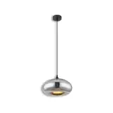ISOLED 115053 Design-Pendelleuchte E27 Donut Glass | weiß