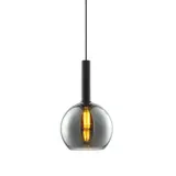 ISOLED 115632 Design-Pendelleuchte E27 Round Glass 250 | schwarz