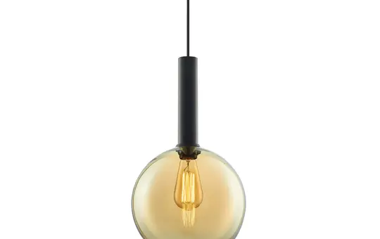 ISOLED 115635 Design-Pendelleuchte E27 Round Glass 250 | amber