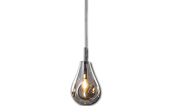 ISOLED 115217 Design-Pendelleuchte E14 Drop Glass | schwarz