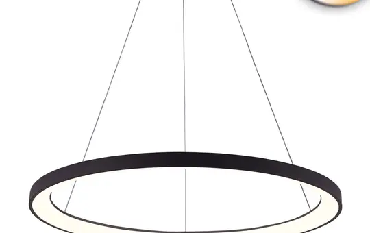 ISOLED 115651 LED-Hängeleuchte Orbit schwarz | 780 mm