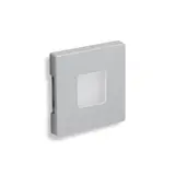 QLES WEQ0860 Wandeinbauleuchte Quadrat System-M beleuchtet, LED, 3000 K | aluminium