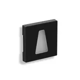 QLES WET0403 Wandeinbauleuchte Trapez System-M beleuchtet, LED, 3000 K | schwarz matt